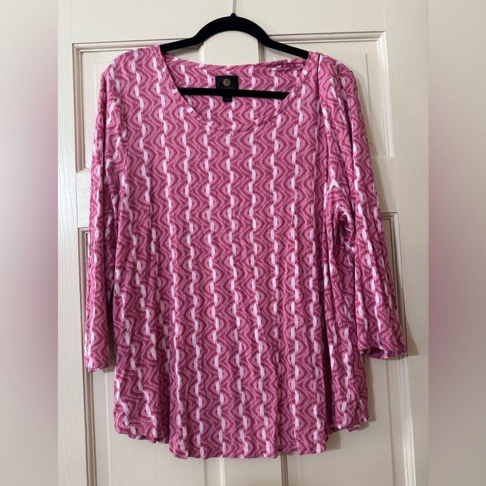 Women’s JM Collection Patterned Blouse XL